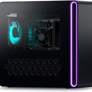 Alienware Aurora R16 Gaming Desktop - Intel Core i7-14700F Processor, 16GB DDR5 RAM, 512GB SSD + 1TB HDD, NVIDIA GeForce RTX 4060 8GB GDDR6, Windows 11 Home, Onsite Service - Black