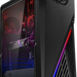 ASUS ROG Strix GT15 Liquid Cool Gaming Desktop PC, Core i7-11700KF Octa-Core, GeForce RTX 3060 Ti 8GB, 32GB RAM 3200MHz, 1TB PCIe SSD+2TB HDD, RGB, USB-C, Wi-Fi 6, HDMI/DP, RJ-45, Peripherals, Win 10